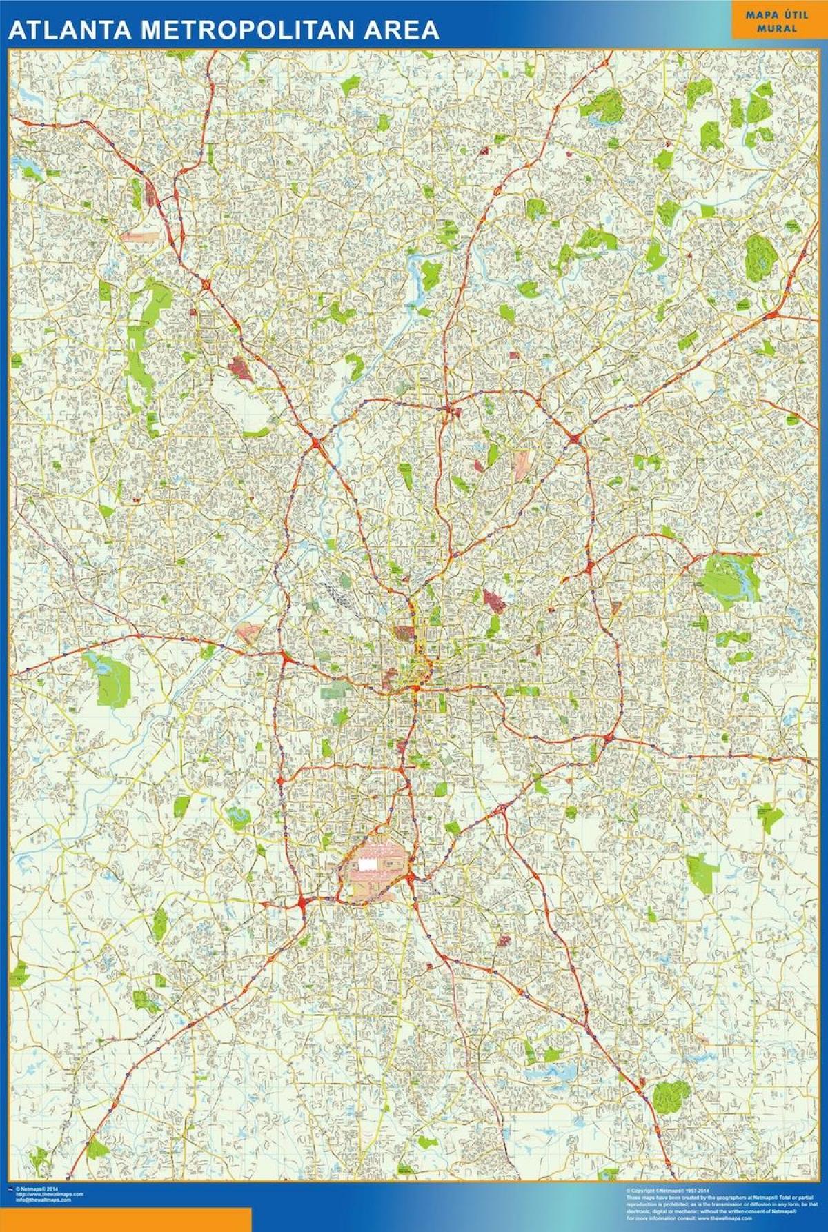 street map Atlanta