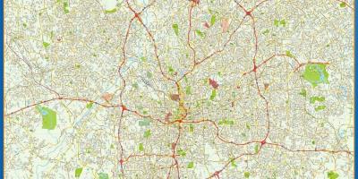 Street map Atlanta
