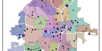 Kaart Atlanta tsooni kaarti