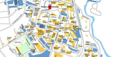 Gruusia ülikool kaart